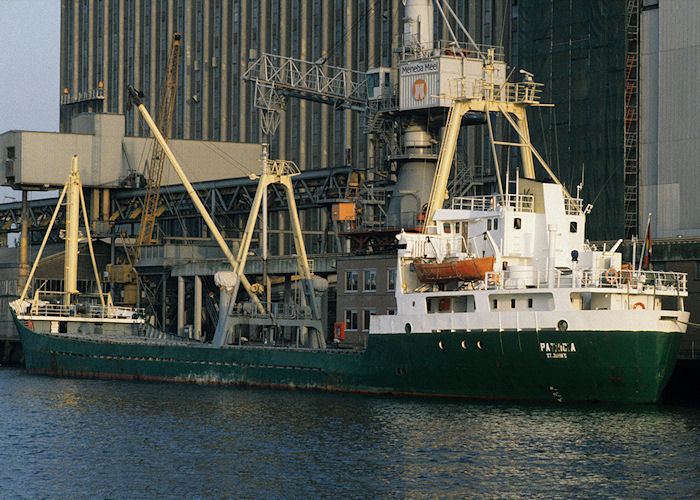 Photograph of the vessel  Patricia pictured in Maashaven, Rotterdam on 27th September 1992