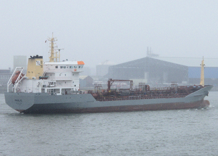 Photograph of the vessel  Paul E pictured passing Vlaardingen on 25th June 2011