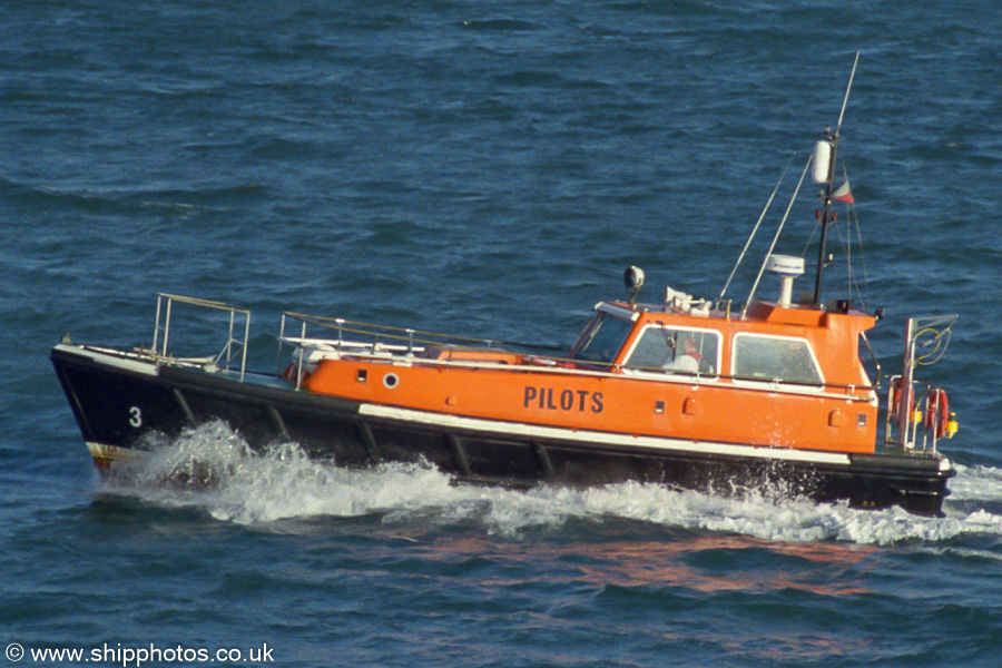 Photograph of the vessel pv PB3 pictured at Belfast on 17th August 2002