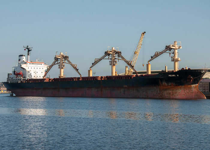 Photograph of the vessel  Pearl K pictured at Birkenhead on 31st May 2014