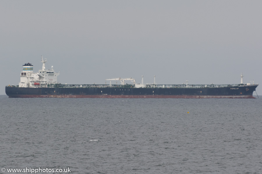  Penelop pictured at anchor off Dunbar on 5th July 2015
