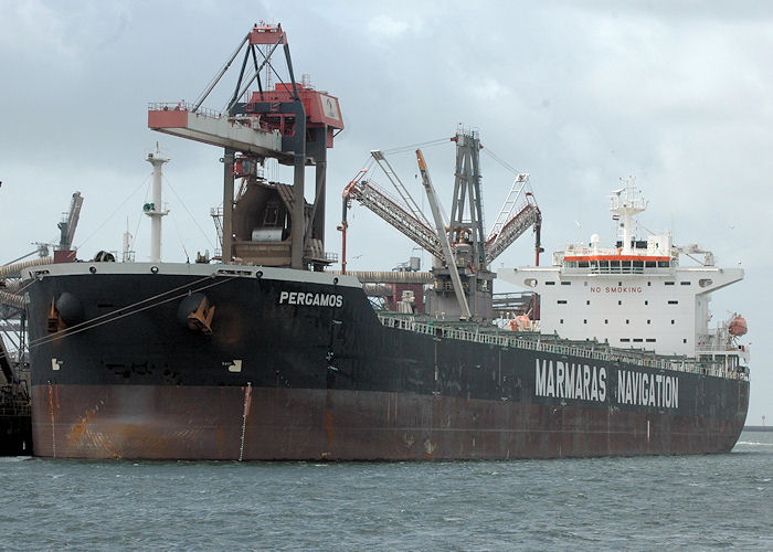 Photograph of the vessel  Pergamos pictured in Elbehaven, Europoort on 20th June 2010