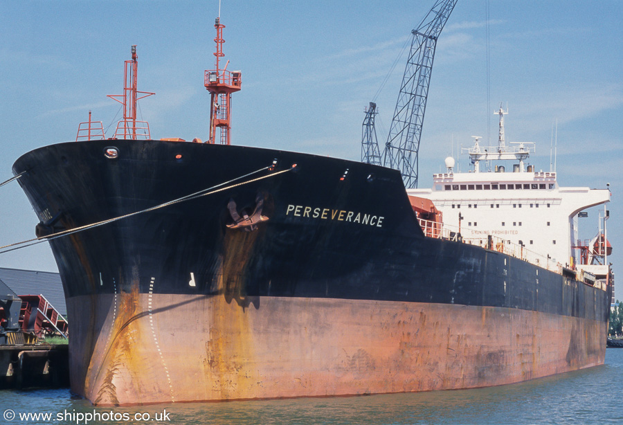  Perseverance pictured in Rotterdam on 17th June 2002