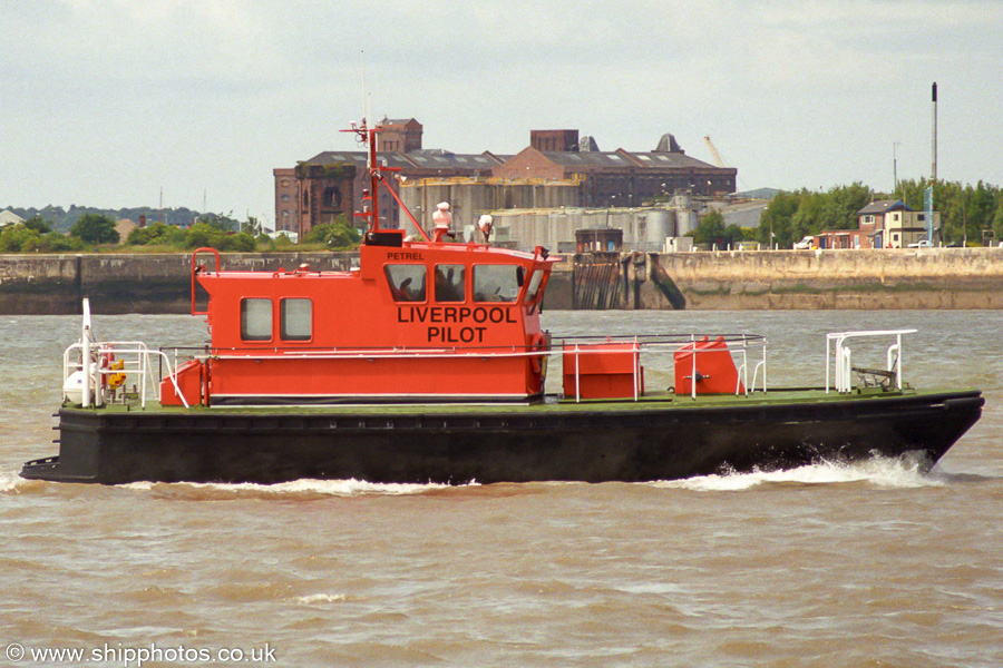 Photograph of the vessel pv Petrel pictured on the River Mersey on 29th June 2002