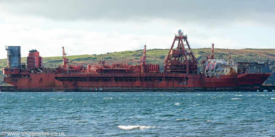 Photograph of the vessel  Petrojarl Foinaven pictured at Hunterston on 27th September 2022