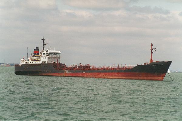 Photograph of the vessel  Petro Penzance pictured in the Solent on 24th June 1995