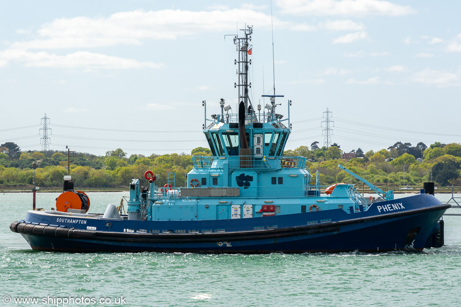Photograph of the vessel  Phenix  pictured at Fawley on 20th April 2024