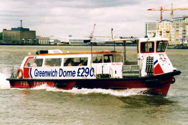Photograph of the vessel  Philip Pirrip pictured in London on 13th June 2000