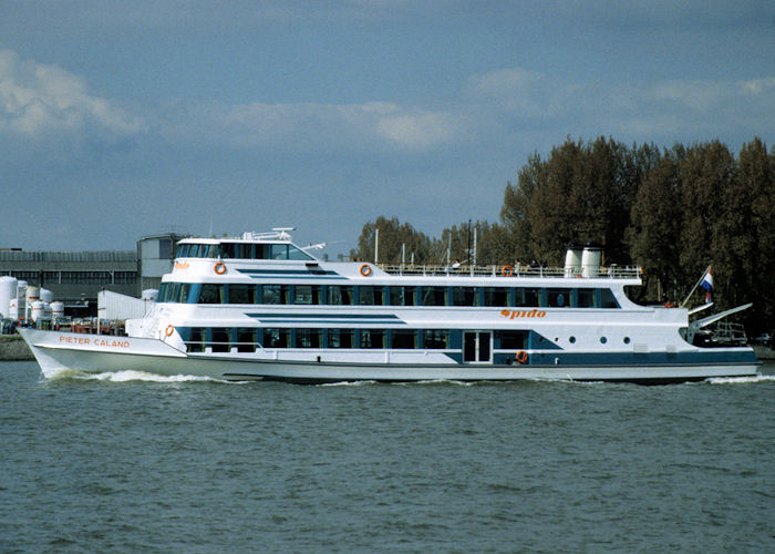 Photograph of the vessel  Pieter Caland pictured in Rotterdam on 20th April 1997