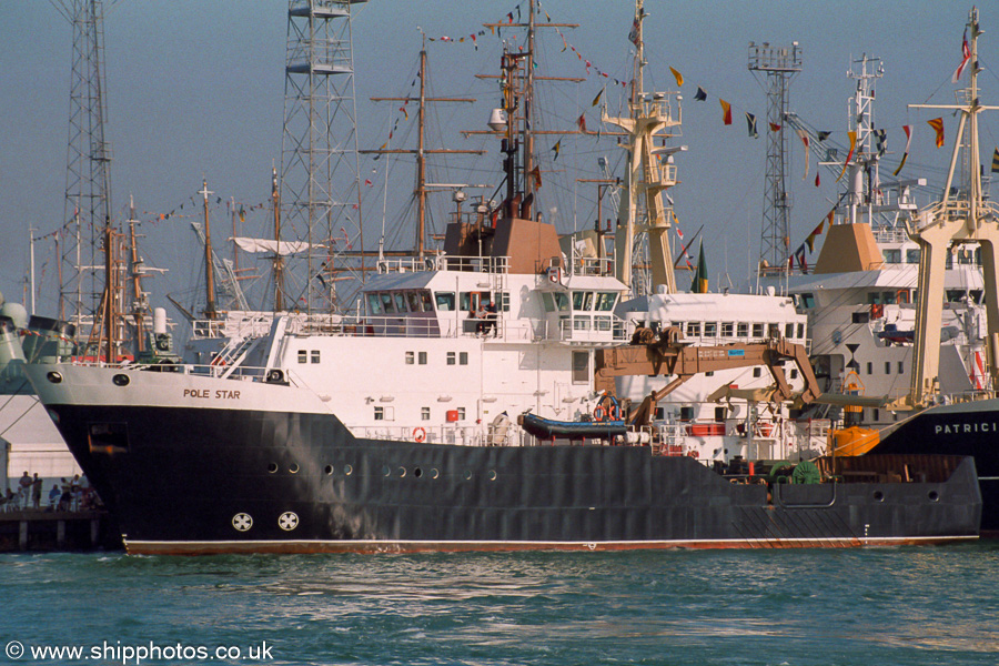 Photograph of the vessel NLV Pole Star pictured at the International Festival of the Sea, Portsmouth Naval Base on 24th August 2001