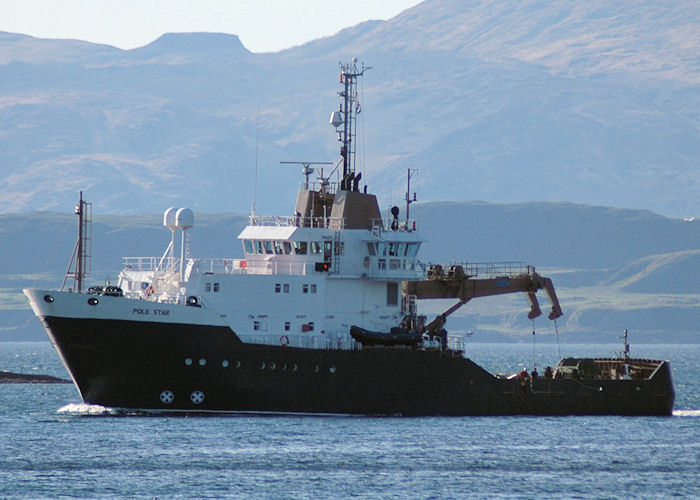 Photograph of the vessel NLV Pole Star pictured arriving at Oban on 6th May 2010