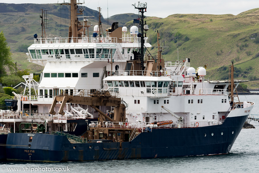 Photograph of the vessel  Pole Star pictured at Oban on 15th May 2016