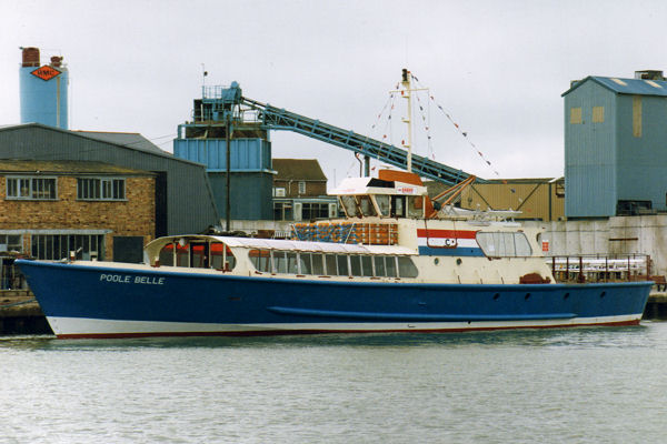 Photograph of the vessel  Poole Belle pictured in Poole on 27th February 1994