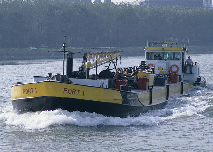  Port 1 pictured in the Nieuwe Waterweg at Maassluis on 27th September 1992