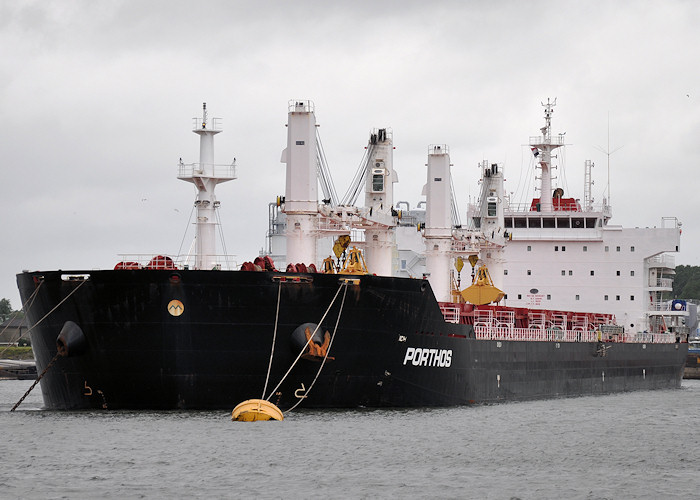 Photograph of the vessel  Porthos pictured in Sint-Laurenshaven, Botlek on 24th June 2012