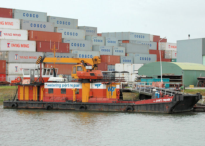 Photograph of the vessel  Port Repair 1 pictured in Prins Johan Frisohaven, Rotterdam on 20th June 2010