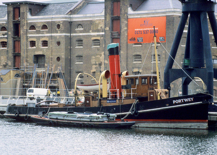  Portwey pictured in West India Dock, London on 19th January 1998