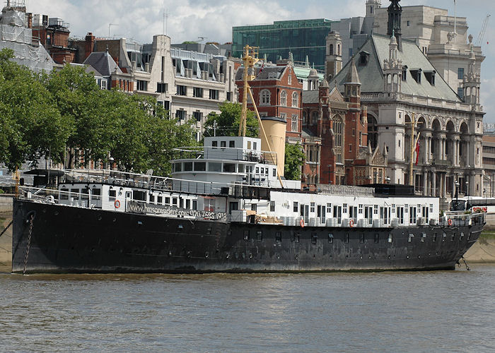 Photograph of the vessel  President pictured in London on 14th June 2009