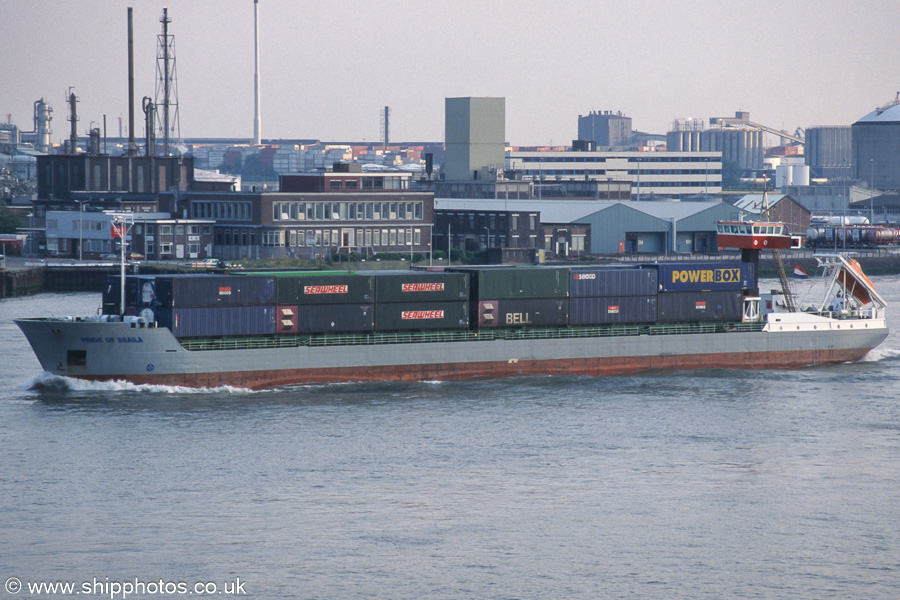 Photograph of the vessel  Pride of Braila pictured on the Nieuwe Maas at Vlaardingen on 17th June 2002
