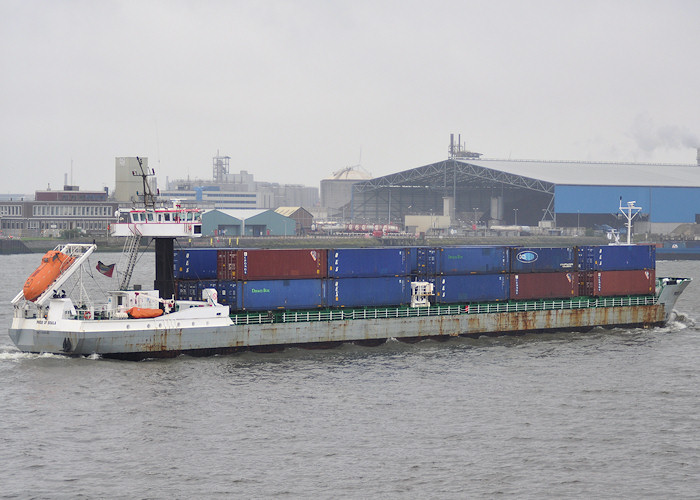 Photograph of the vessel  Pride of Braila pictured passing Vlaardingen on 25th June 2011