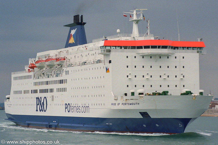  Pride of Portsmouth pictured departing Portsmouth Harbour on 5th July 2003