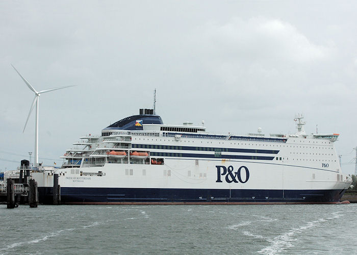 Photograph of the vessel  Pride of Rotterdam pictured in Beneluxhaven, Europoort on 20th June 2010