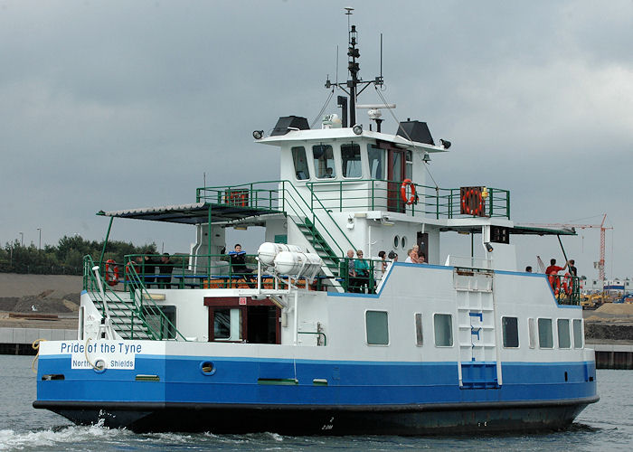 Photograph of the vessel  Pride of the Tyne pictured departing South Shields on 8th August 2010