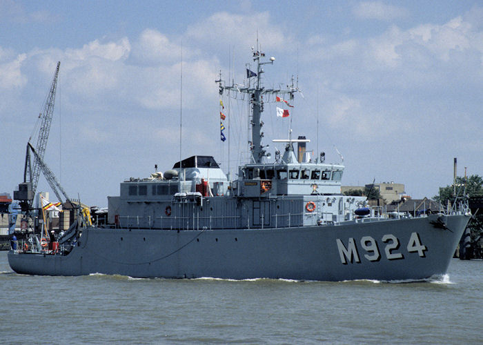 Photograph of the vessel BNS Primula pictured passing Greenwich on 19th July 1997