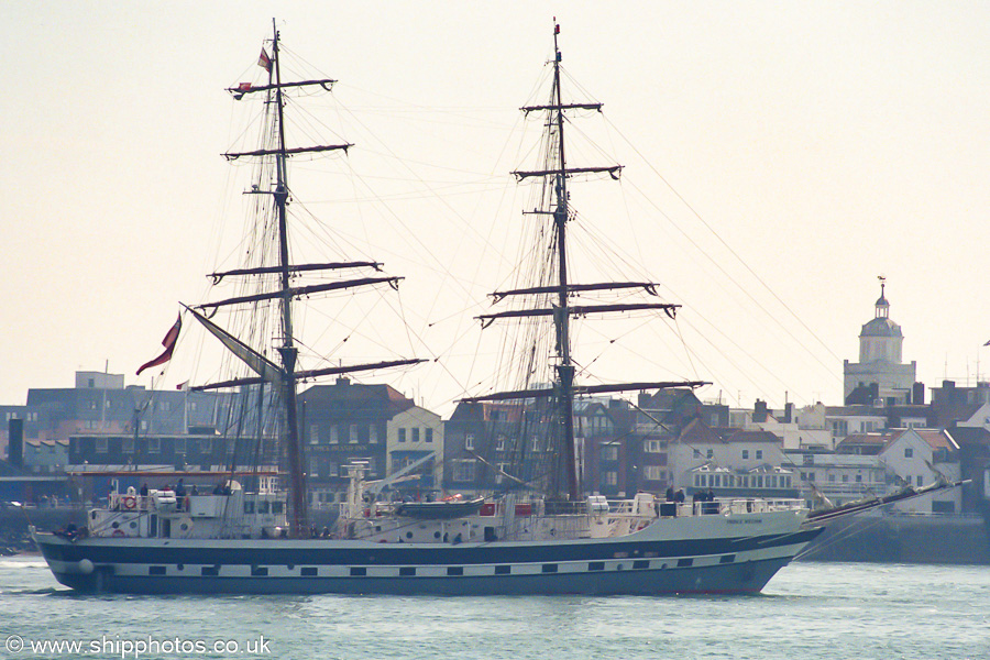 Photograph of the vessel  Prince William pictured departing Portsmouth Harbour on 21st April 2002