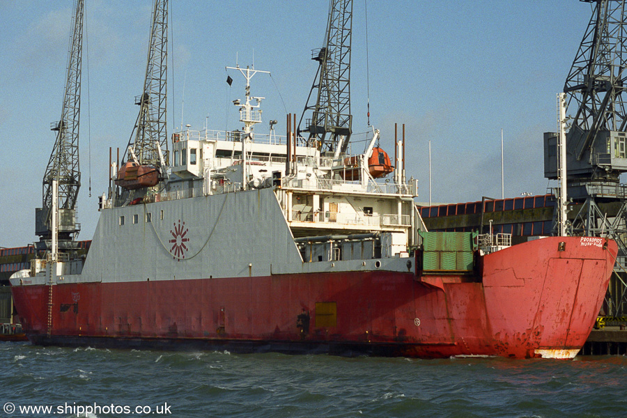Photograph of the vessel  Prokopios pictured at Southampton on 28th January 2002