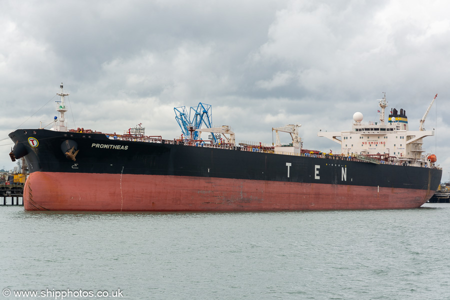 Photograph of the vessel  Promitheas pictured at Fawley on 8th July 2023