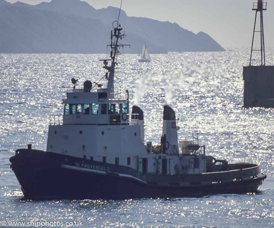 Photograph of the vessel  Provencal 2 pictured at Marseille on 17th August 1989