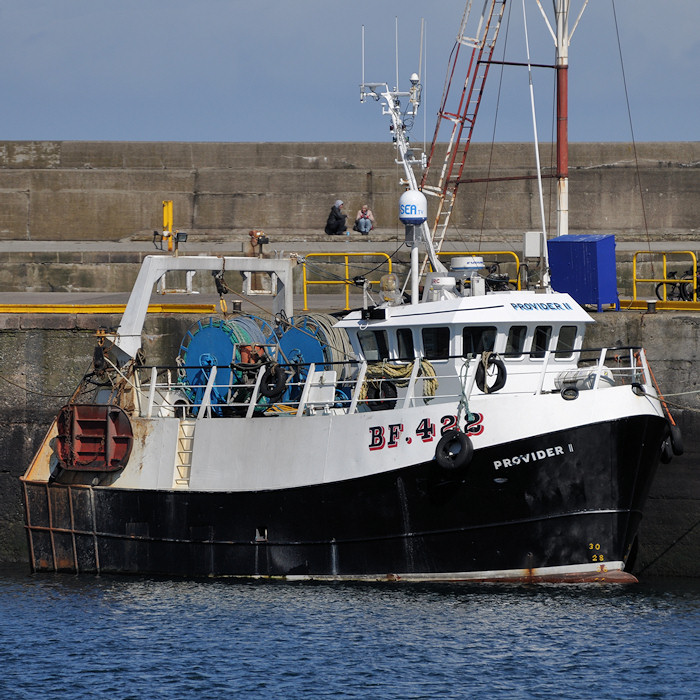 Photograph of the vessel fv Provider II pictured at Fraserburgh on 15th April 2012