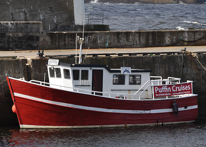 Photograph of the vessel  Puffin pictured at Macduff on 15th April 2012