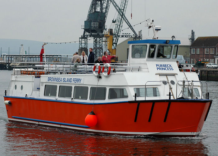Photograph of the vessel  Purbeck Princess pictured at Poole on 23rd April 2006