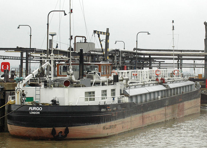 Photograph of the vessel  Purgo pictured at Dartford on 17th May 2008