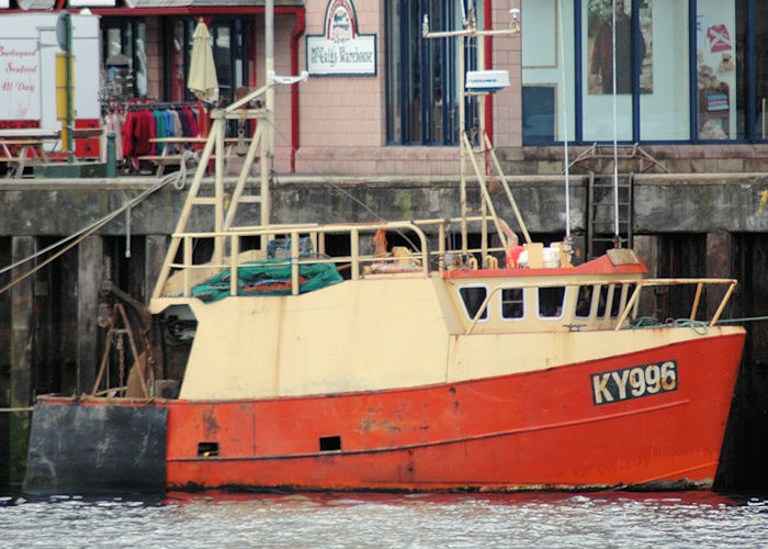 Photograph of the vessel fv Quantas pictured at Oban on 7th May 2010