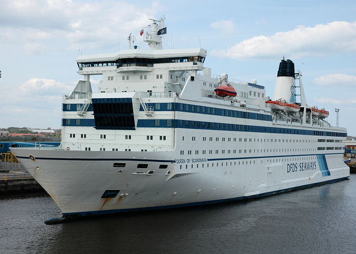 Photograph of the vessel  Queen of Scandinavia pictured at North Shields on 11th May 2005