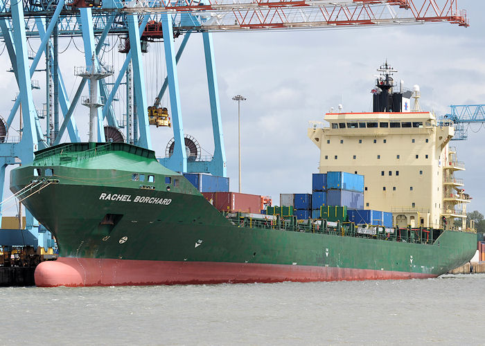 Photograph of the vessel  Rachel Borchard pictured at Liverpool on 22nd June 2013