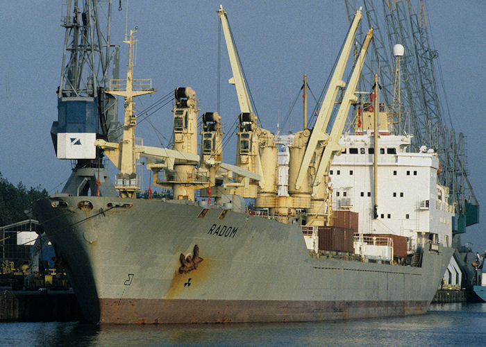  Radom pictured in Waalhaven, Rotterdam on 27th September 1992