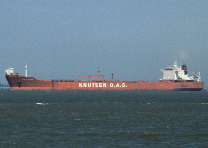  Ragnhild Knutsen pictured on the River Thames on 16th May 1998