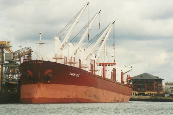 Photograph of the vessel  Rahmi Pak pictured in Southampton on 4th March 1998
