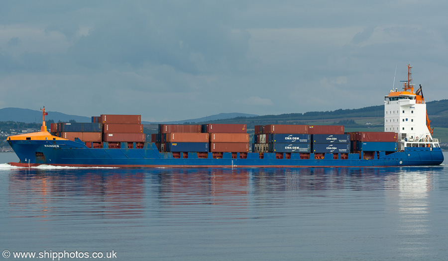 Photograph of the vessel  Ranger pictured departing Greenock Ocean Terminal on 29th September 2022