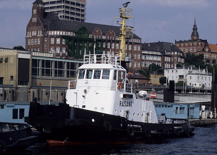 Photograph of the vessel  Rasant pictured in Hamburg on 21st August 1995