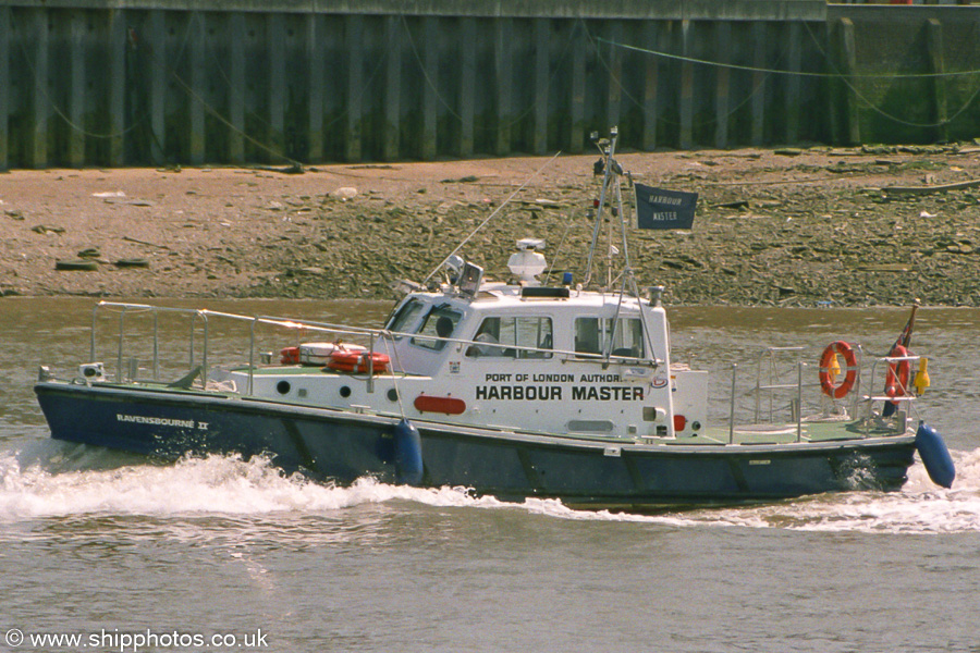 Photograph of the vessel pv Ravensbourne II pictured in London on 16th July 2005