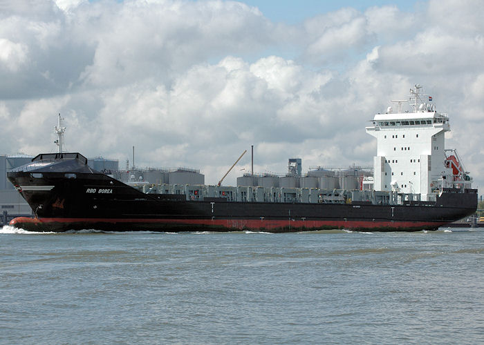 Photograph of the vessel  RBD Borea pictured passing Vlaardingen on 21st June 2010