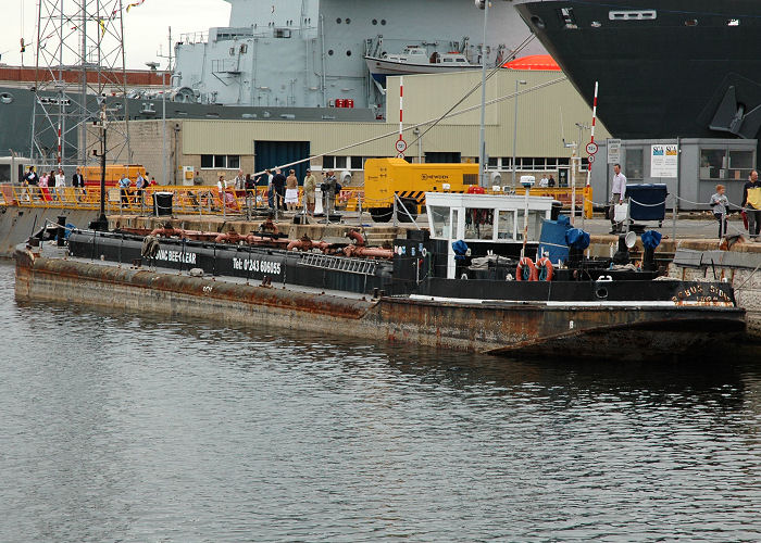 Photograph of the vessel  Rebus Stone pictured in Portsmouth Naval Base on 3rd July 2005