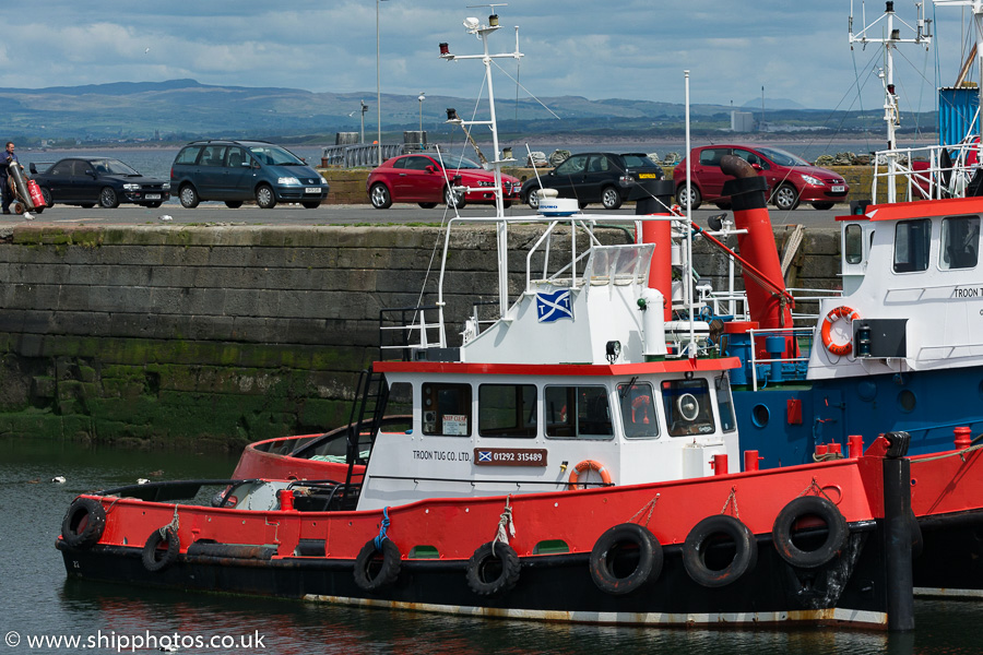 Photograph of the vessel  Red Countess pictured at Troon on 8th June 2015