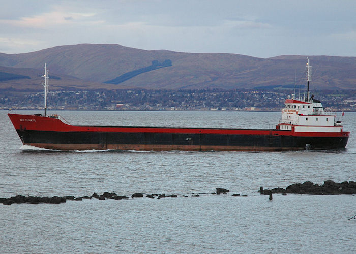 Photograph of the vessel  Red Duchess pictured passing Greenock on 21st November 2010