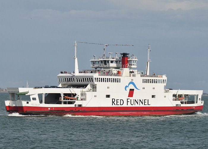  Red Falcon pictured approaching Southampton on 6th August 2011